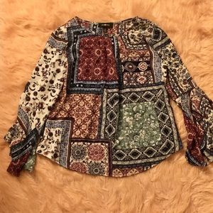 Girl’s pattered blouse